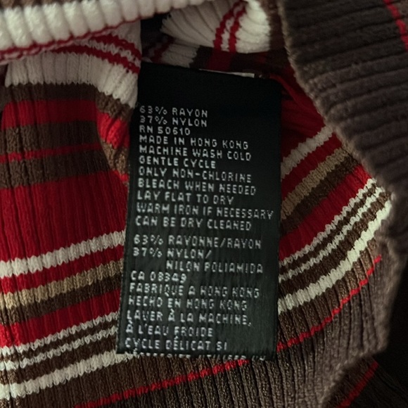 Kasper Multicolor Striped Women's Blouse, size XL - Picture 10 of 10